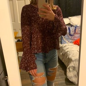 Long sleeve blouse